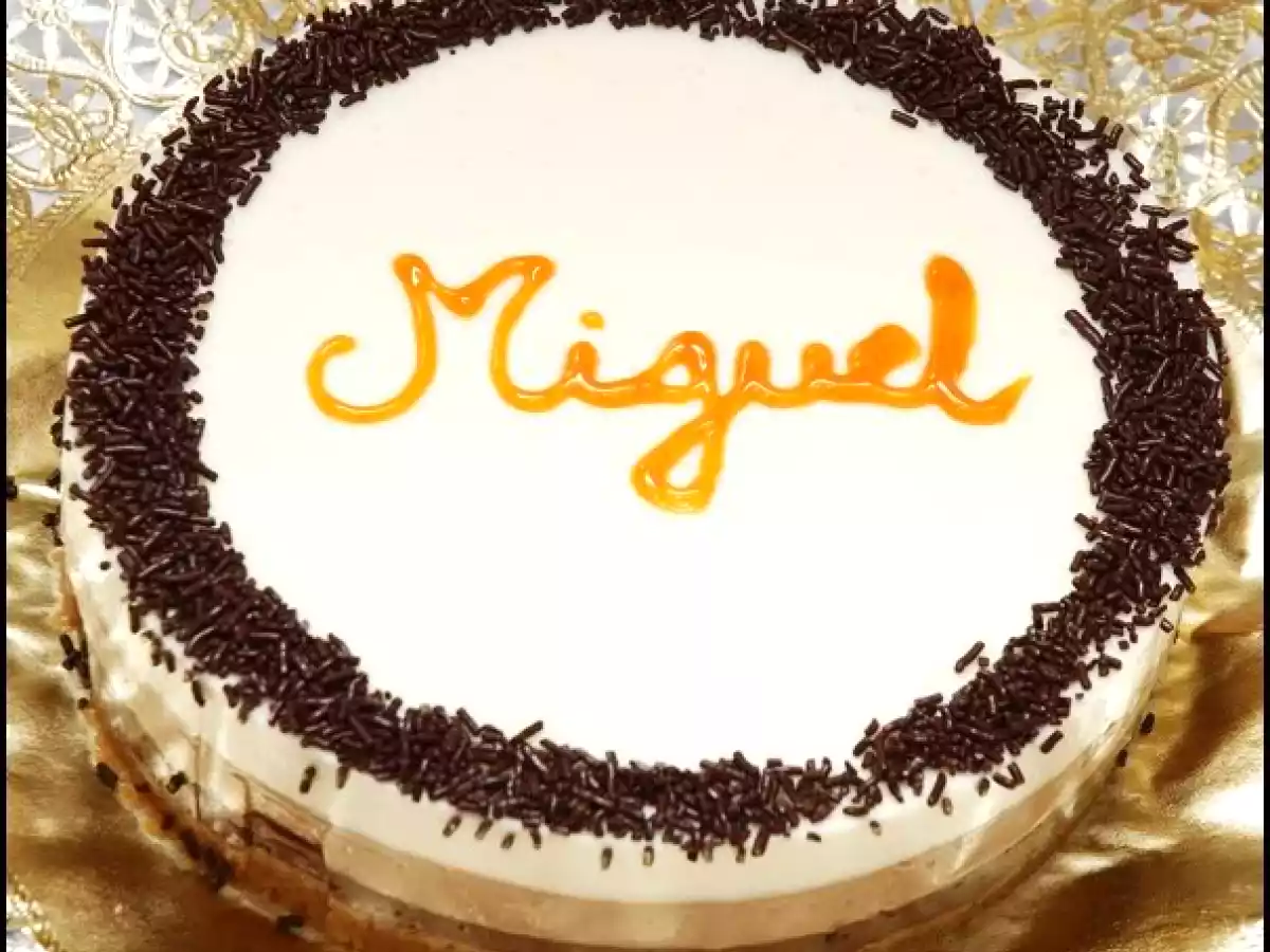 Mini-tarta de tres chocolates