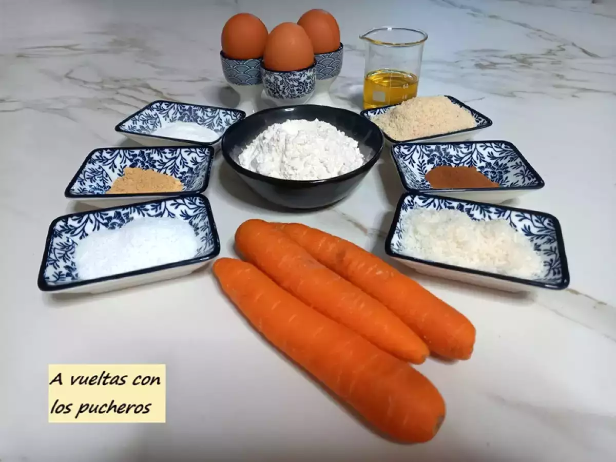 Mini tartas de zanahoria microondas - foto 2