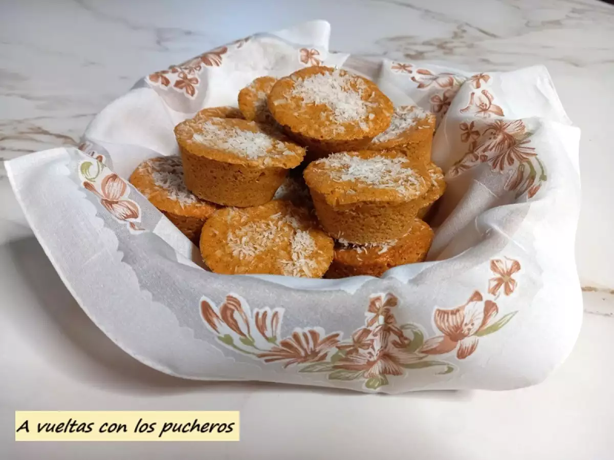 Mini tartas de zanahoria microondas - foto 3