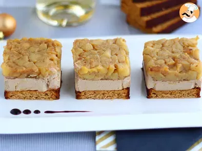 Mini tatins de foie gras y manzanas