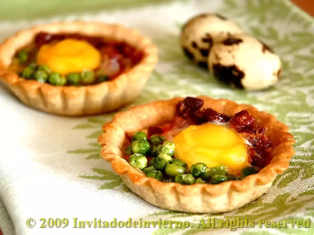 Minihuevos al plato en tartaletas de trigo sarraceno - foto 4