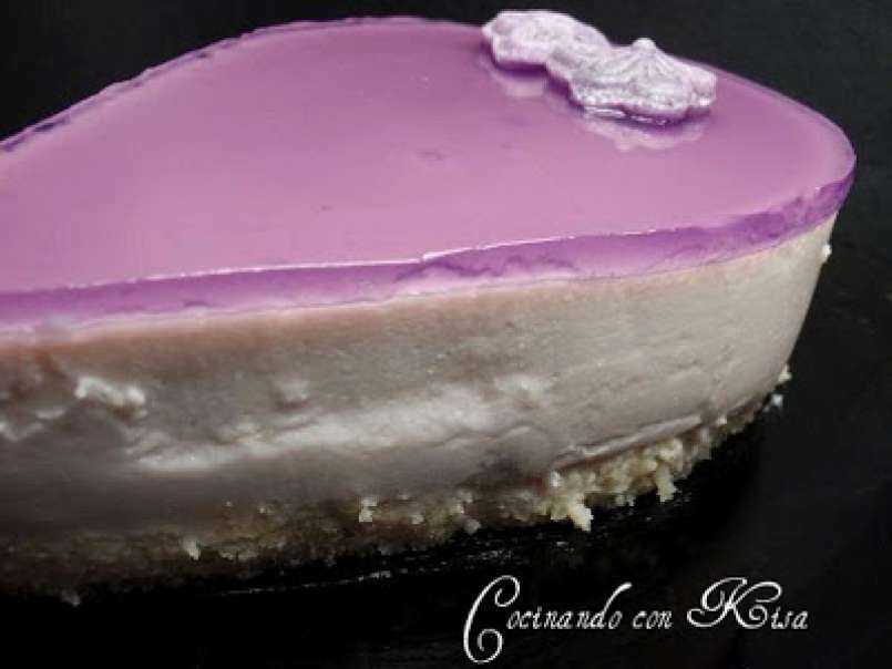 Minis tartas de mousse de caramelos de violetas - foto 5