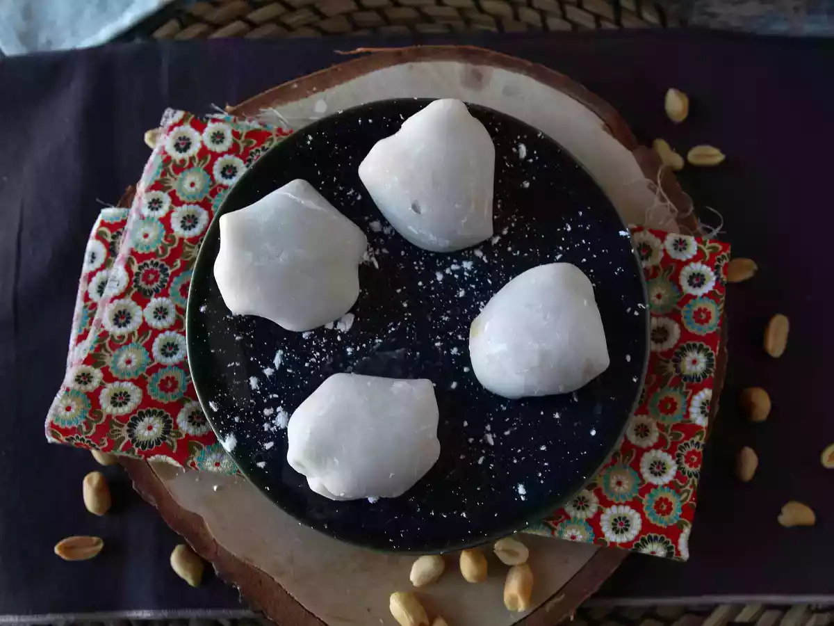 Mochis de crema de cacahuete ¡Deliciosos pastelitos japoneses! - foto 4