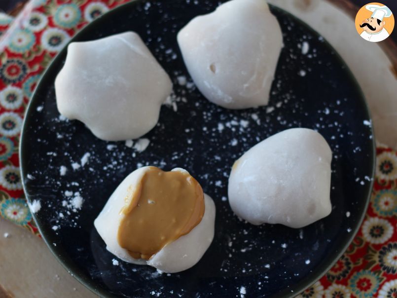 Mochis de crema de cacahuete ¡Deliciosos pastelitos japoneses! - foto 7