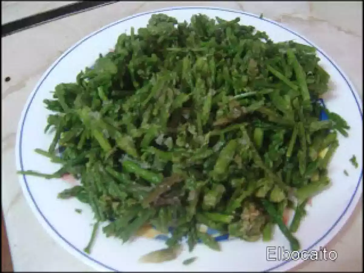 Mojete de espárragos trigueros. (Paso a paso) - foto 11