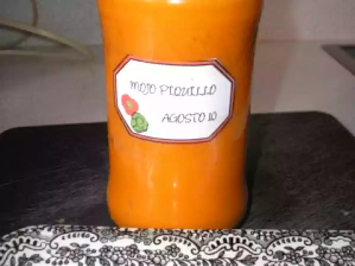 Mojo de pimientos del piquillo