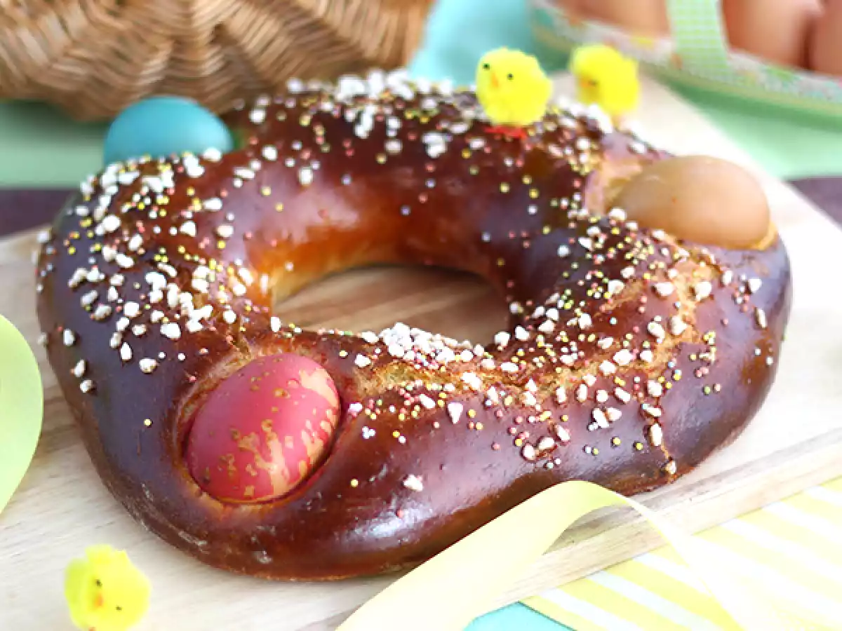 Mona de pascua, brioche tradicional