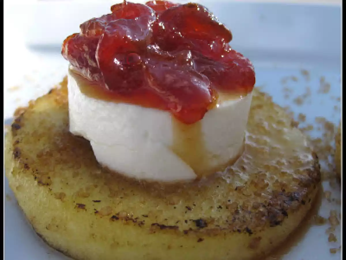 MONTADITO DE MANZANA Y ORO ROJO