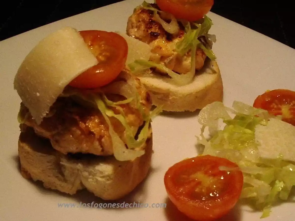 Montadito de Salmón con Crema de Queso - foto 2