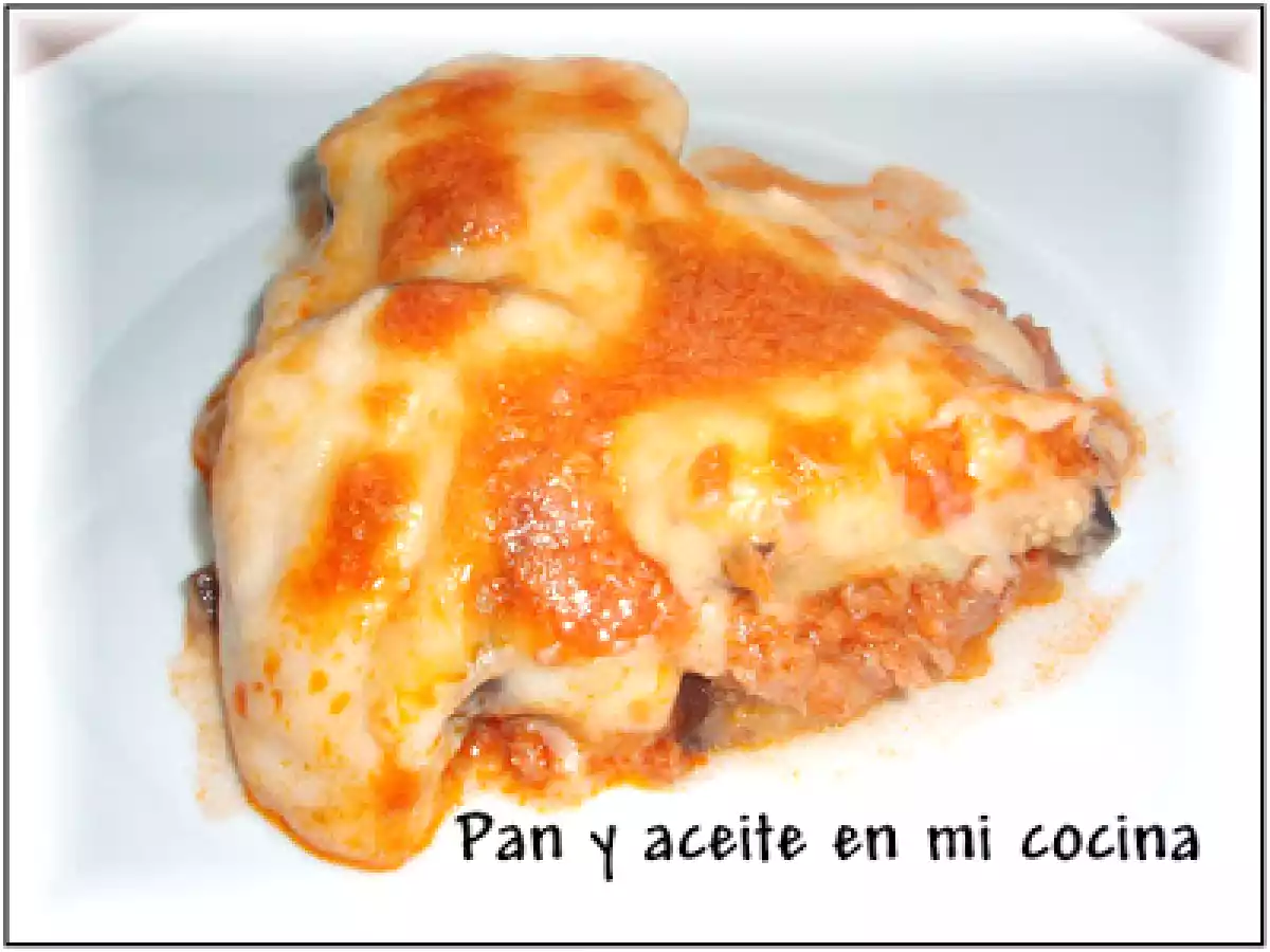 MOUSSAKA DE BERENJENAS - foto 2
