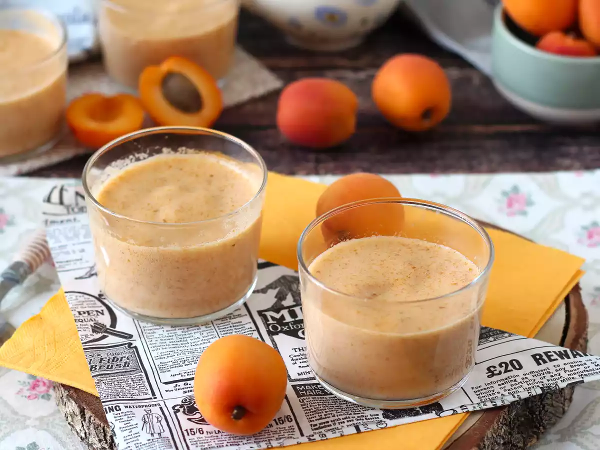 Mousse de albaricoque fácil, sin cocción y con pocos ingredientes - foto 4