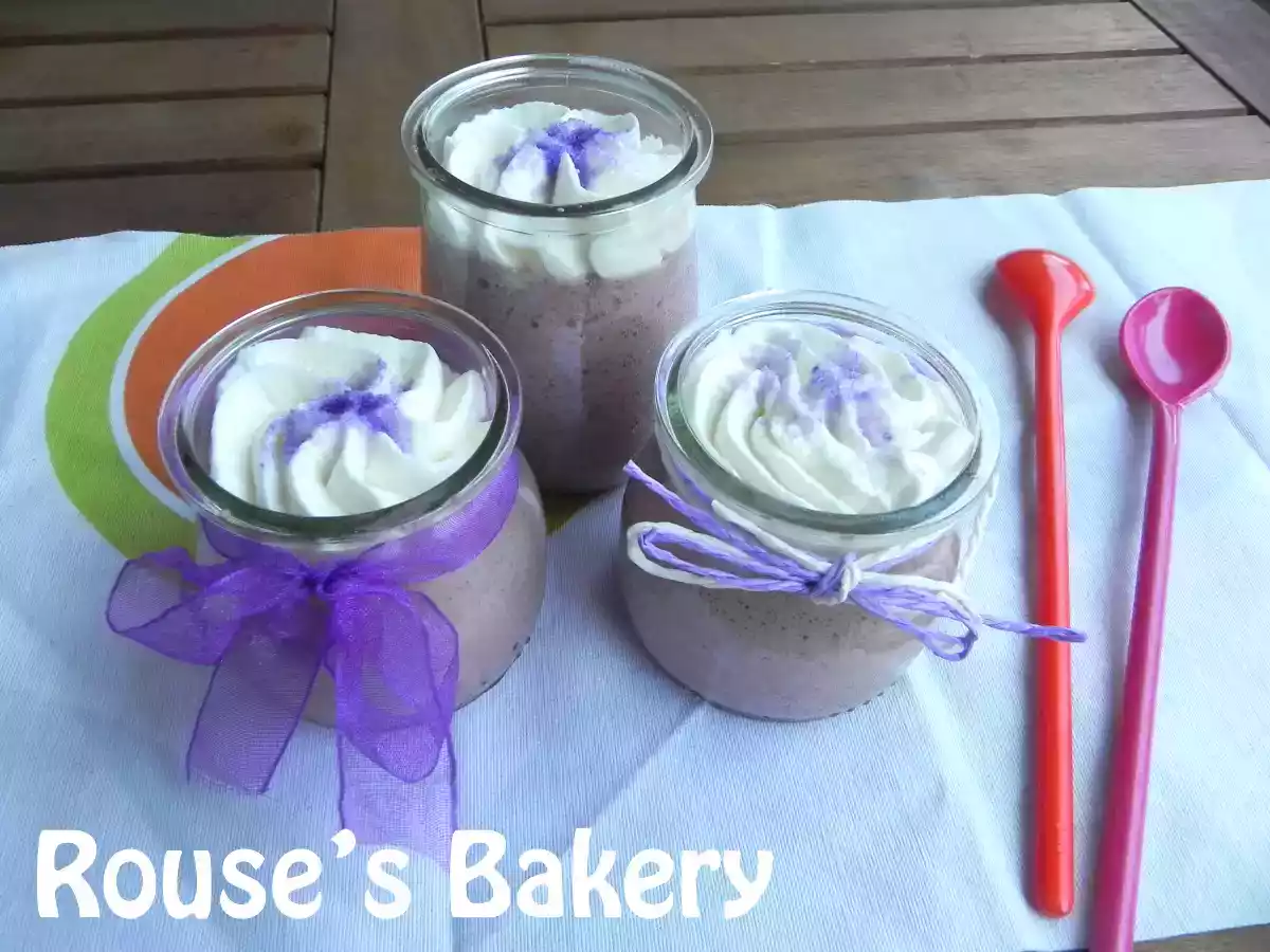 Mousse de arándanos