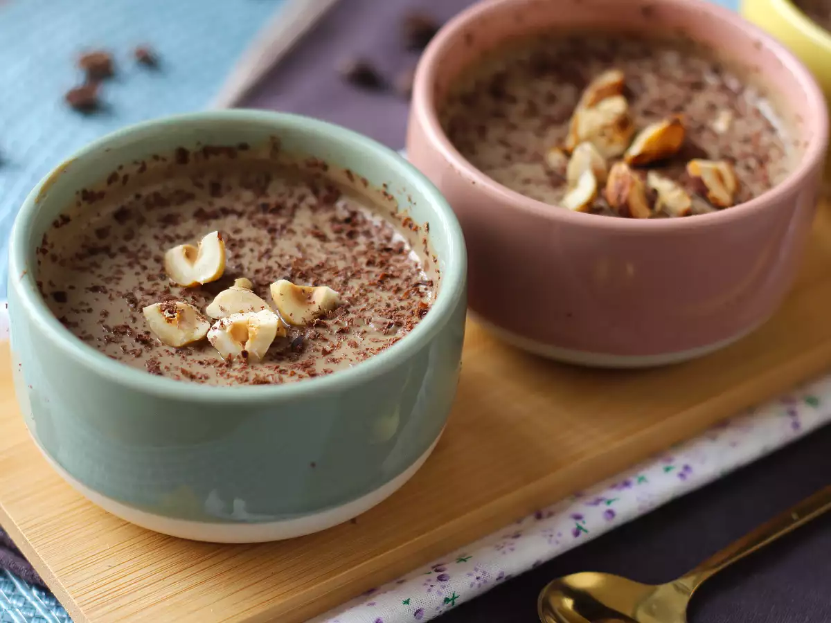 Mousse de café con tofu sedoso: 3 ingredientes, sin huevos ni nata - foto 3