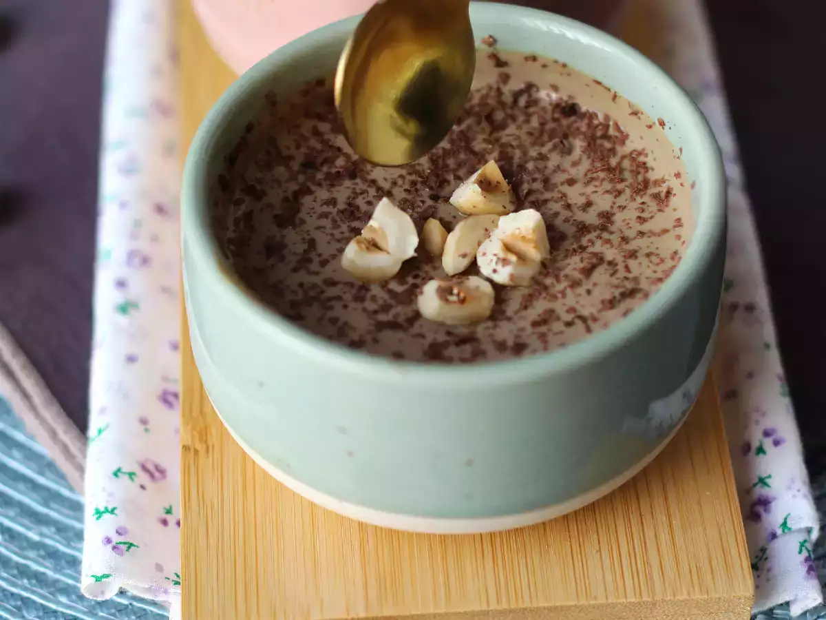 Mousse de café con tofu sedoso: 3 ingredientes, sin huevos ni nata - foto 4