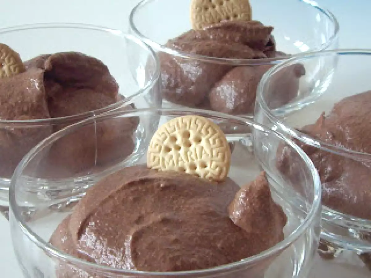 Mousse de chocolate al cointreau