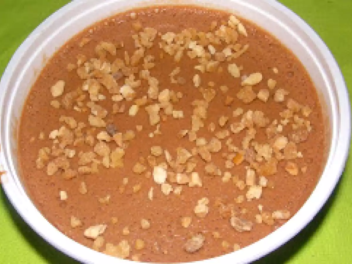 MOUSSE DE CHOCOLATE CON CROCANTI DE ALMENDRA EN SOLO 3 PASOS - foto 2