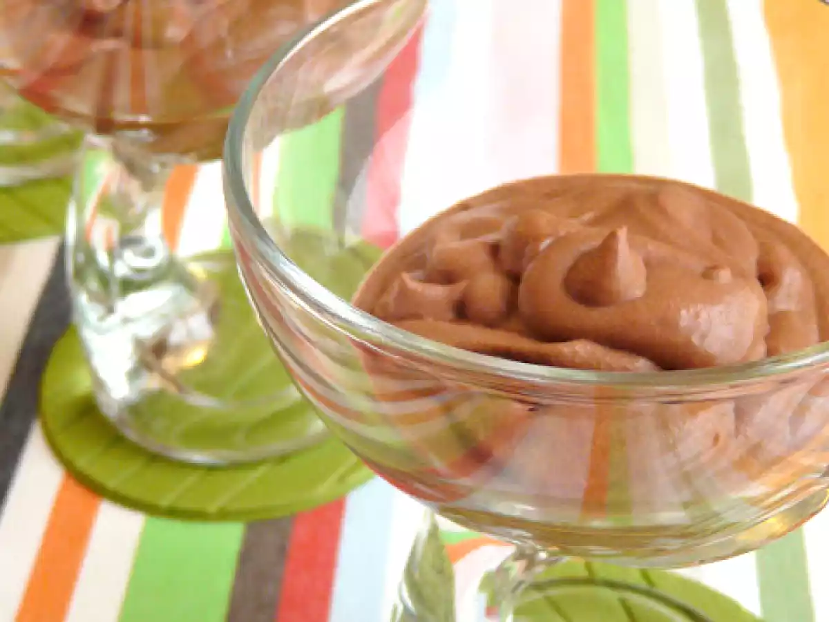 Mousse de chocolate ligera