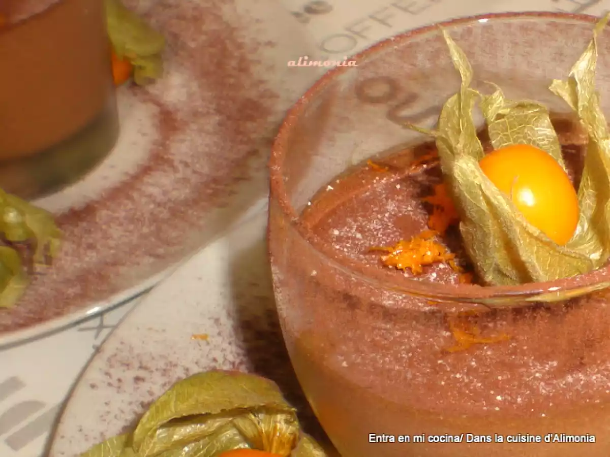Mousse de chocolate-naranja-Physalis / mousse au chocolat-orange-physalis - foto 5