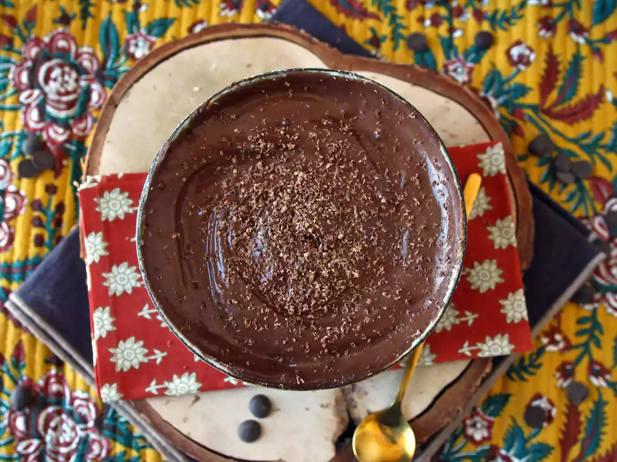 Mousse de chocolate proteica con whey, una receta ligera con solo 3 ingredientes - foto 4