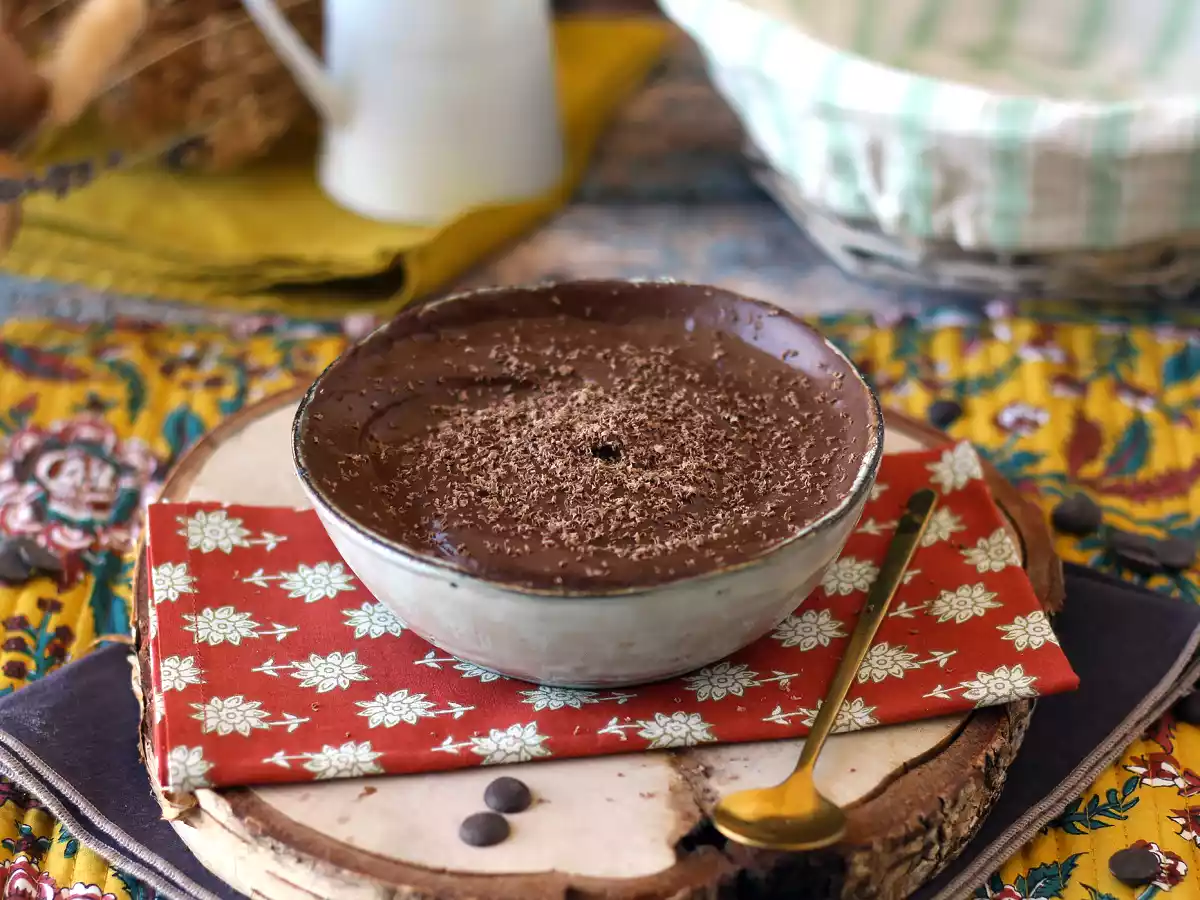Mousse de chocolate proteica con whey, una receta ligera con solo 3 ingredientes - foto 6