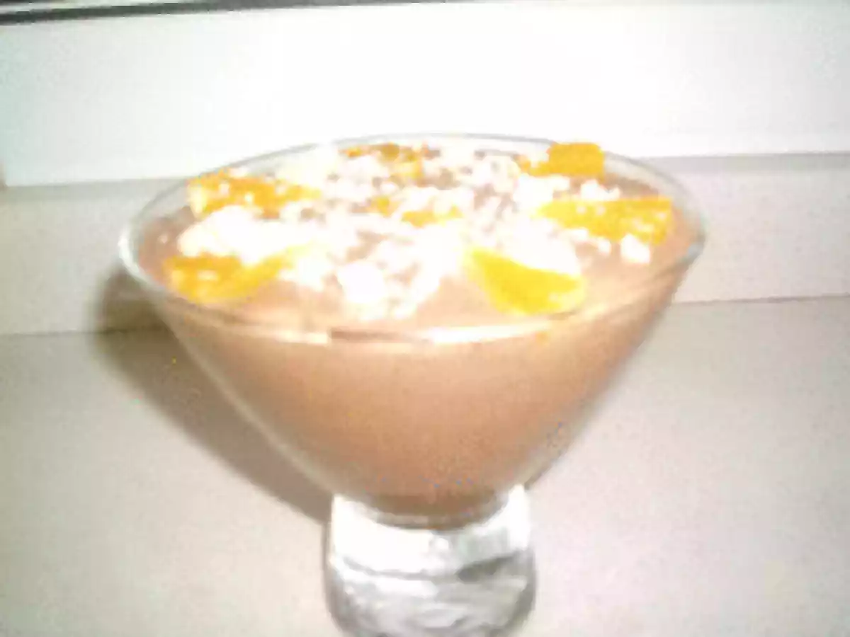 Mousse de chocolate y soja