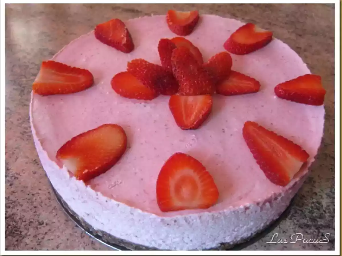 Mousse de fresa y Merengue suizo - foto 2