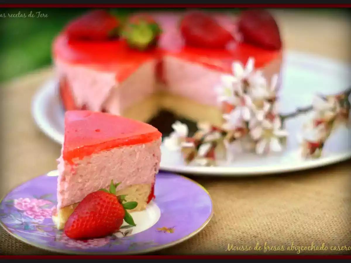 Mousse de fresas abizcochado - foto 2