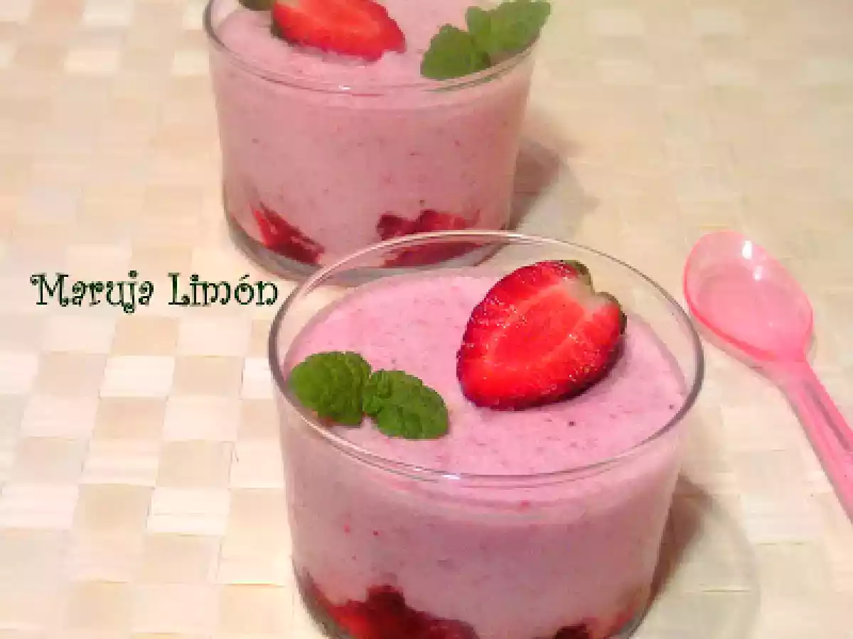 Mousse de fresones