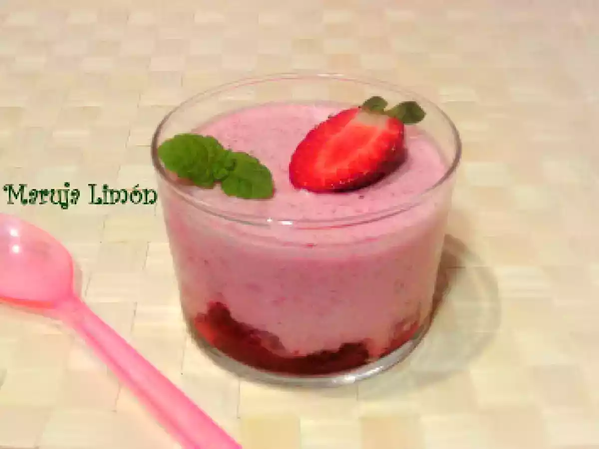 Mousse de fresones - foto 2