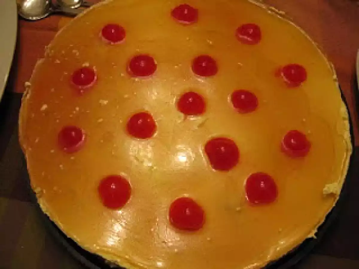 Mousse de limón con gelatina de moscatel