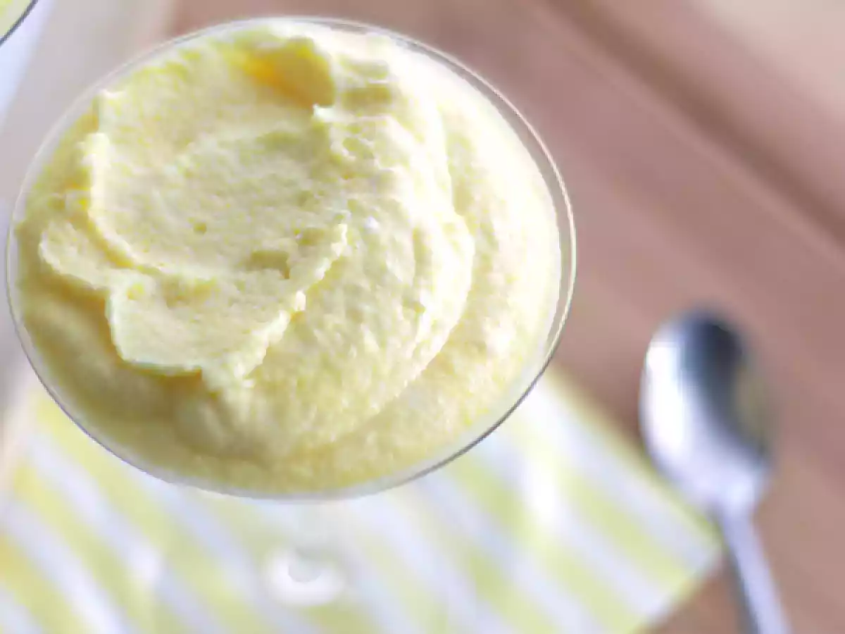 Mousse de mango cremoso