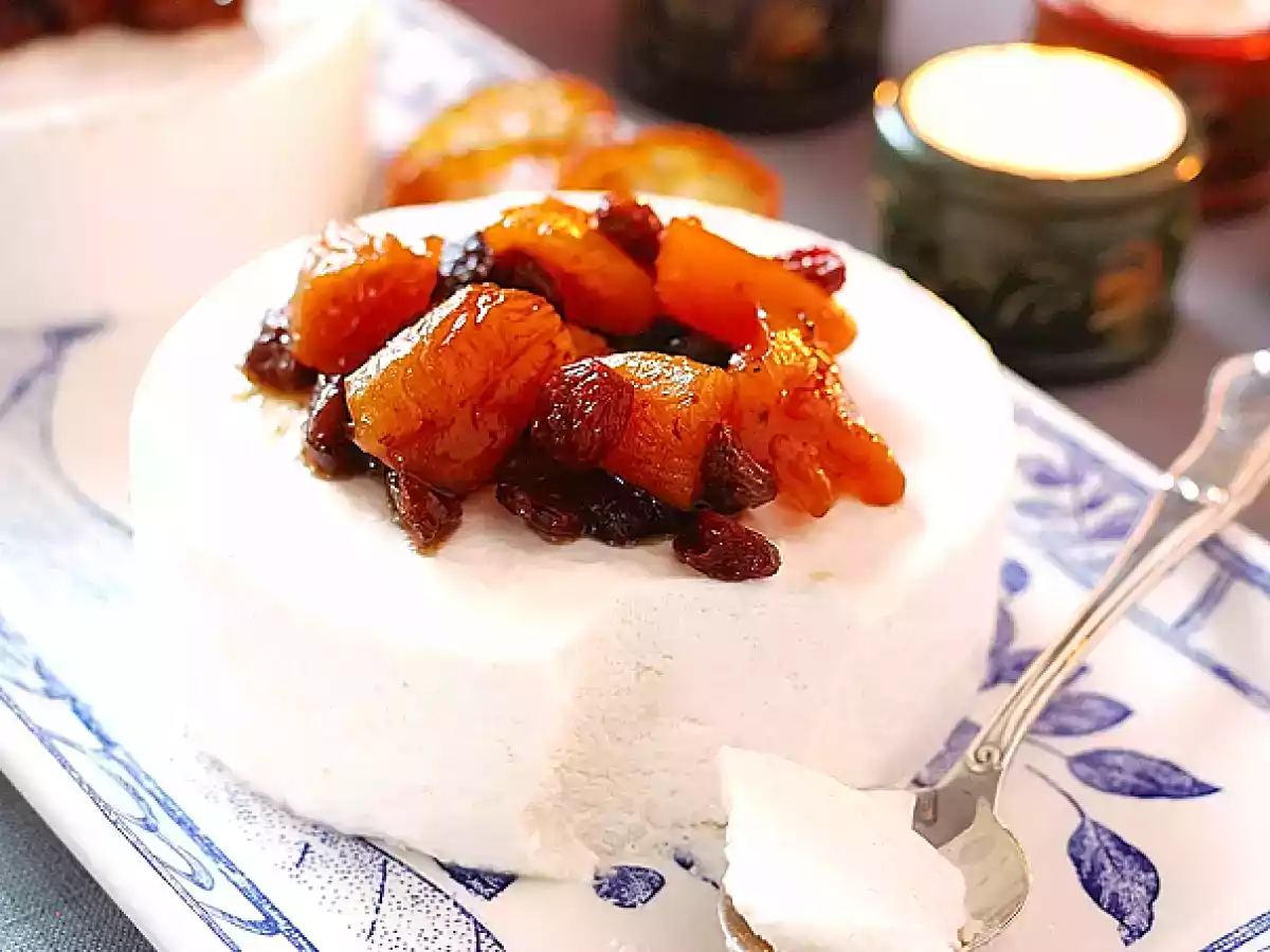 Mousse de mazapán con compota navideña, Whole Kitchen Magazine y un sorteo