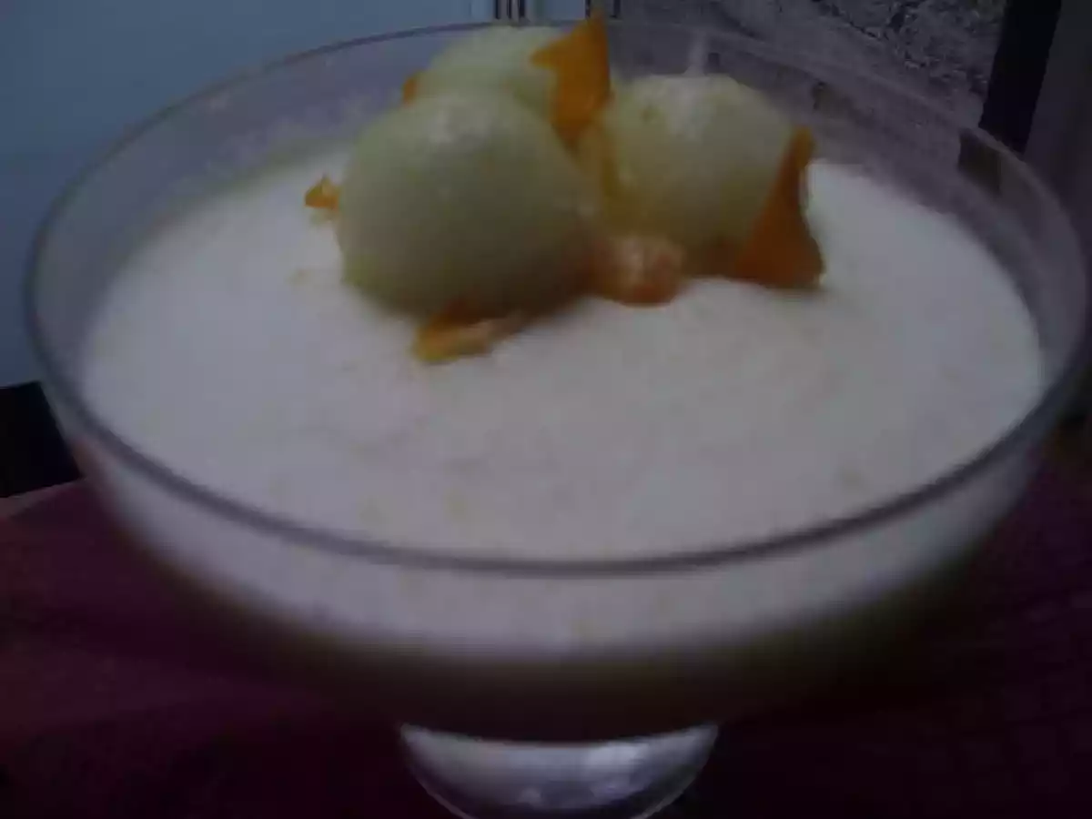 MOUSSE DE MELÓN CON NARANJA - foto 3