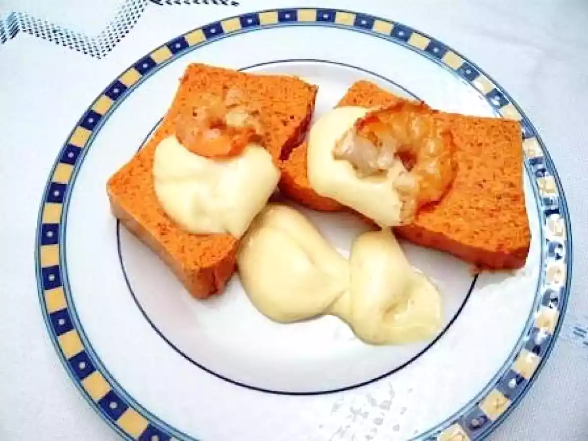 Mousse de pimientos, atun y gambas (Microondas) - foto 2