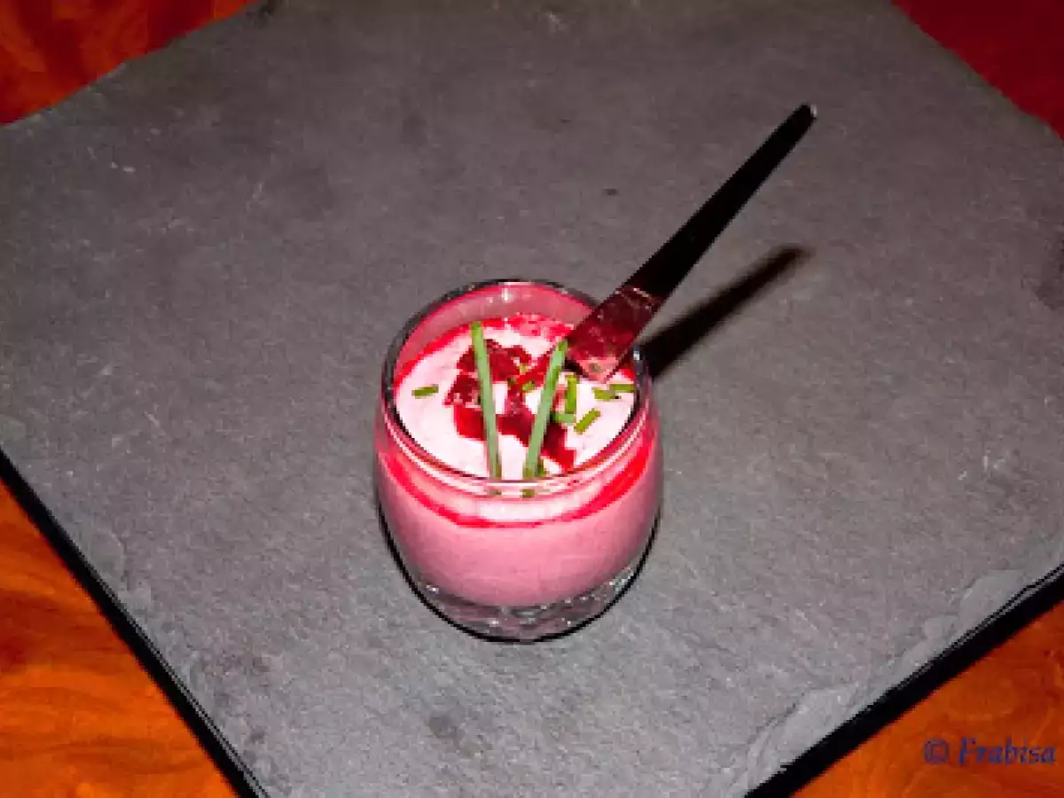 Mousse de queso y remolacha - foto 2