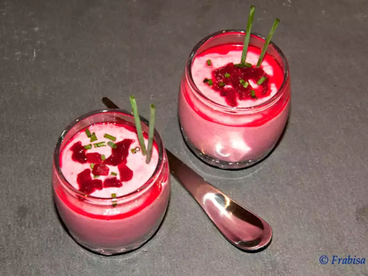 Mousse de queso y remolacha - foto 3