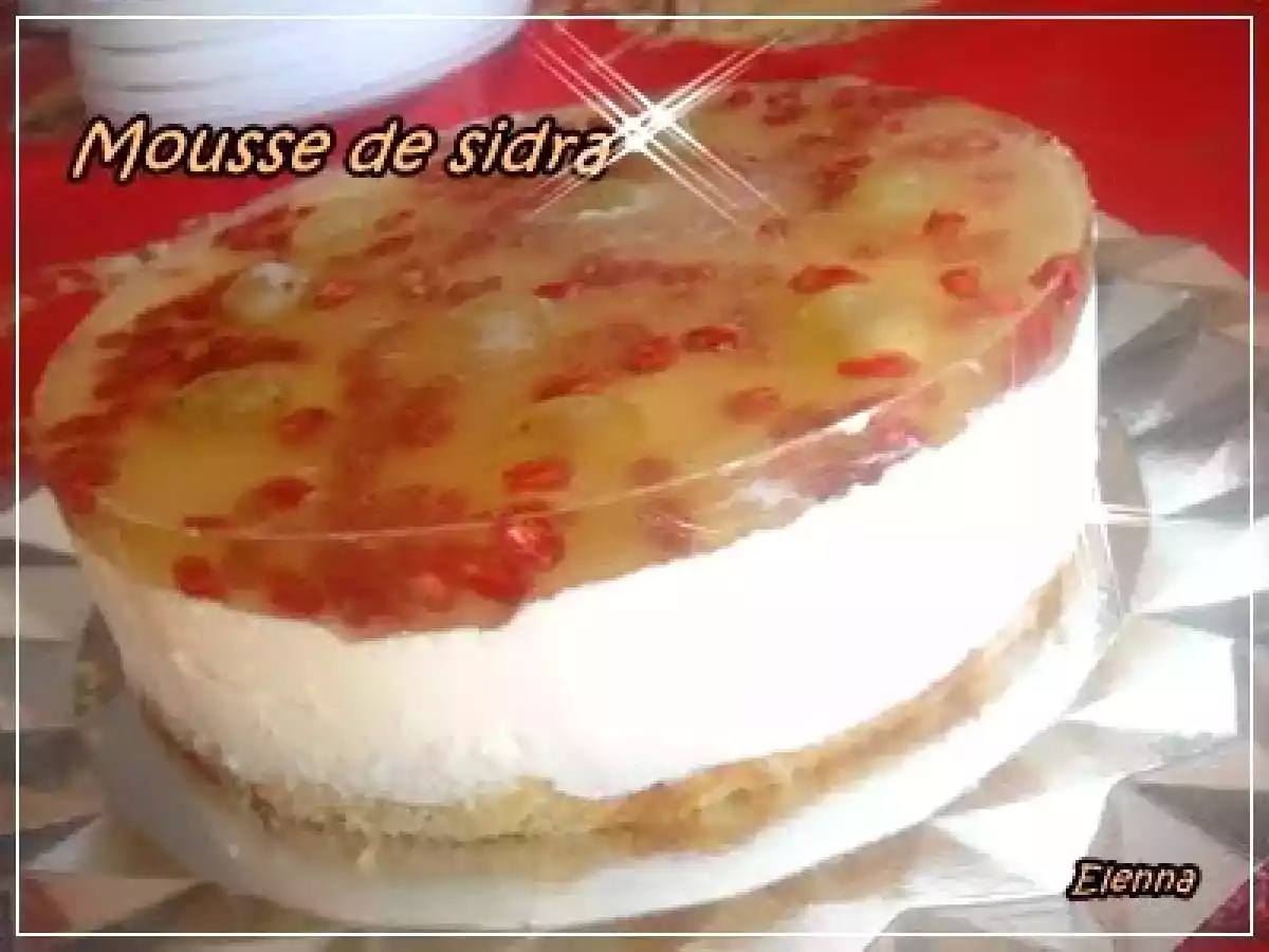 Mousse de sidra