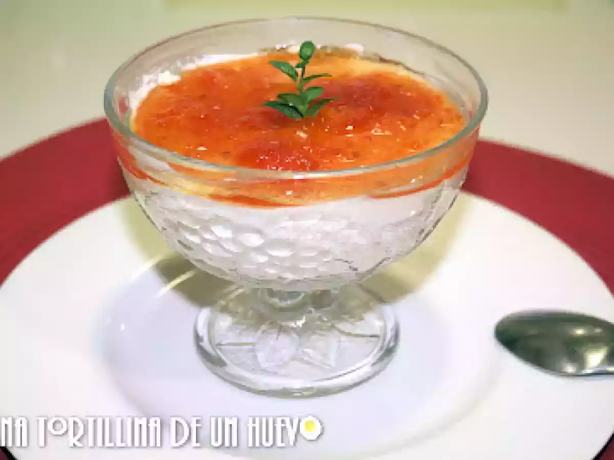 Mousse de yogur al limón con mermelada de tomate - foto 2