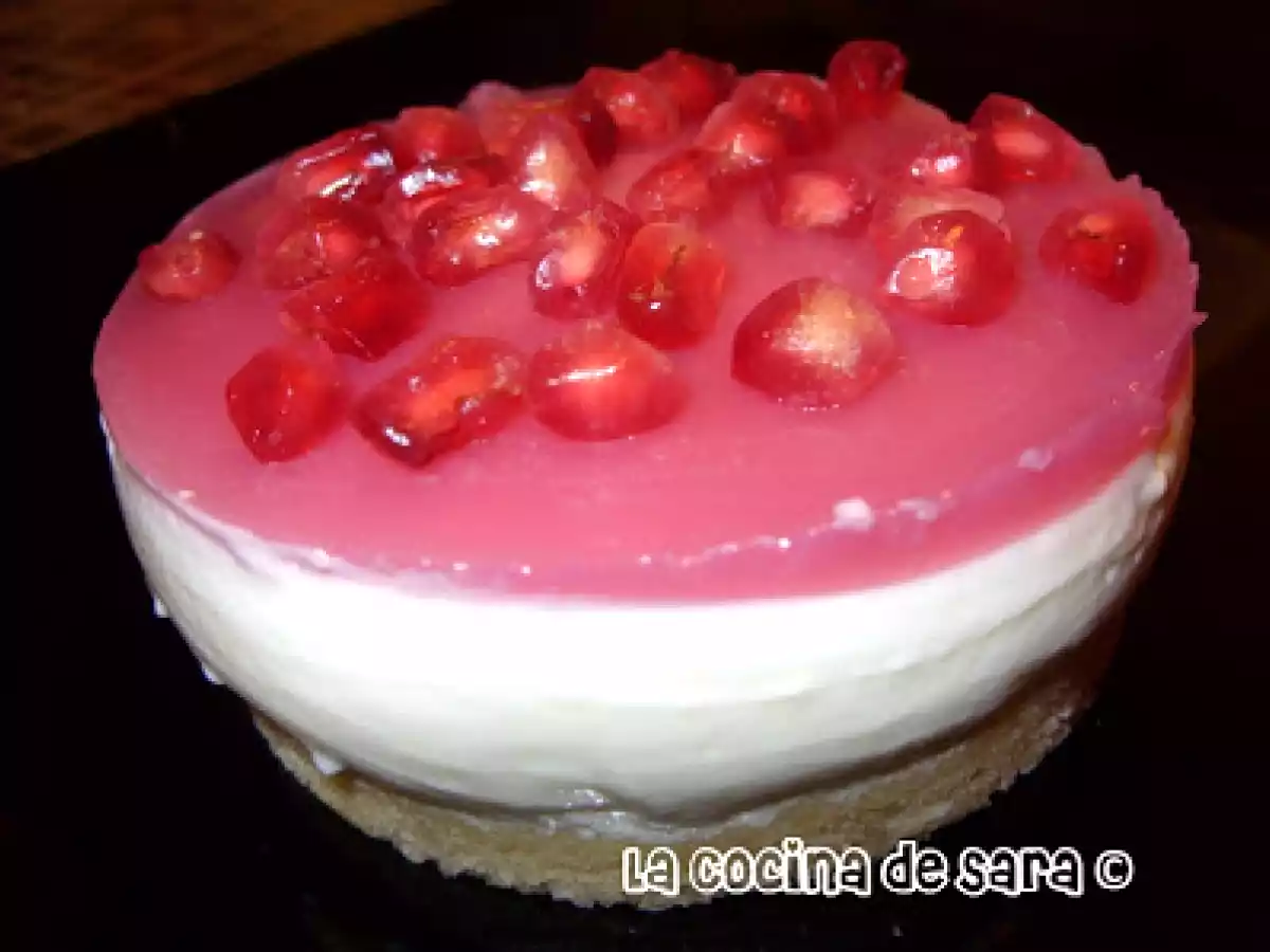 Mousse de Yogur con Granada