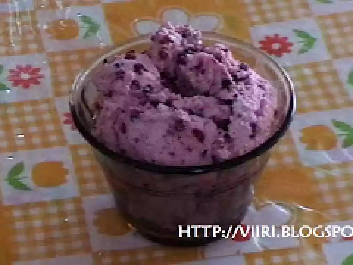 Mousse de zarzamora...