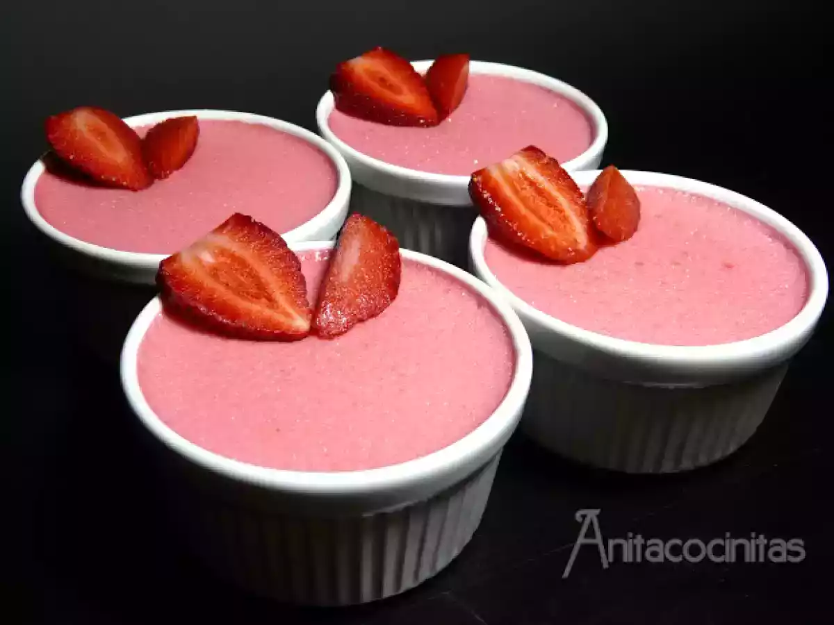 Mousse ligero de fresas - foto 2