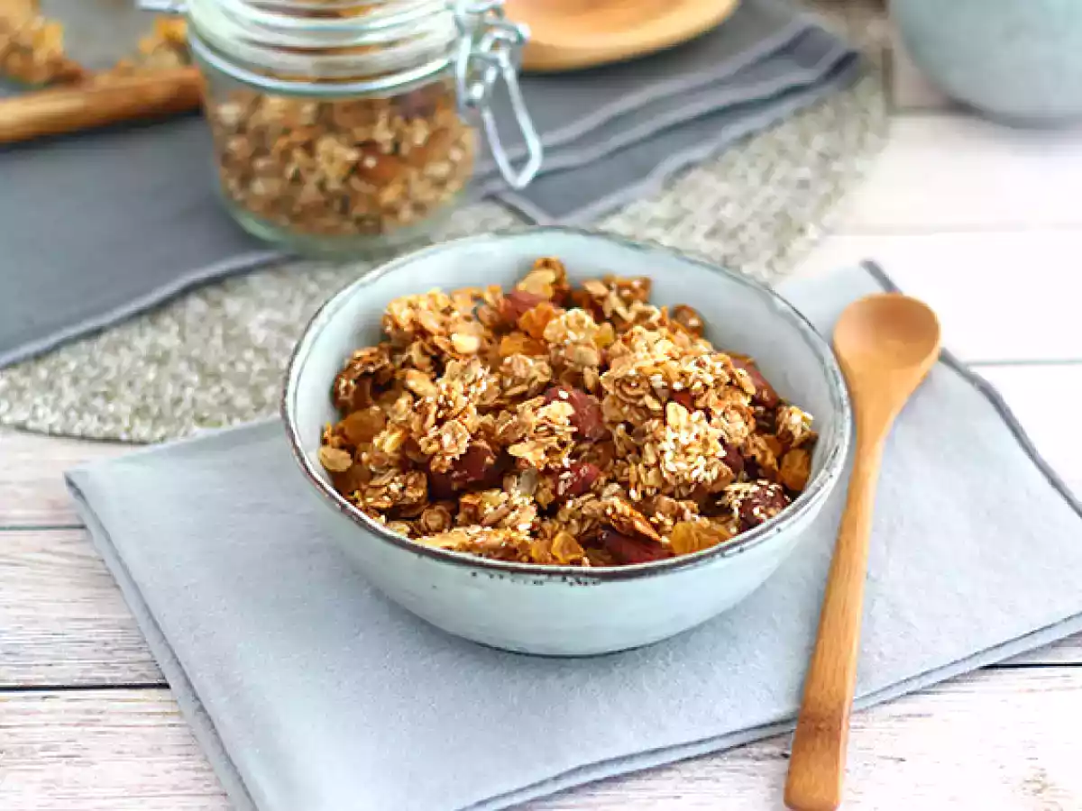 Muesli casero con avena y frutos secos - foto 2