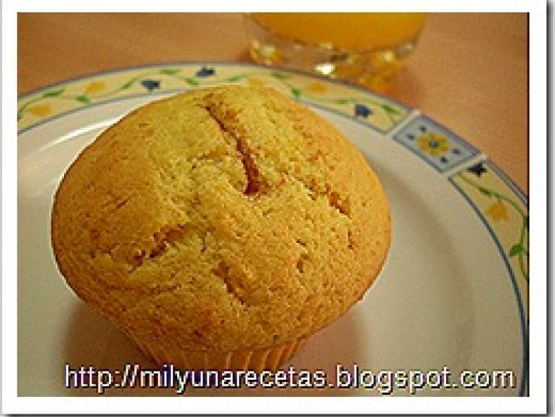 Muffin de calabaza y corazón de chocolate, foto 1
