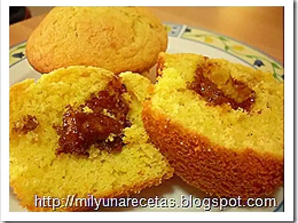 Muffin de calabaza y corazón de chocolate - foto 3