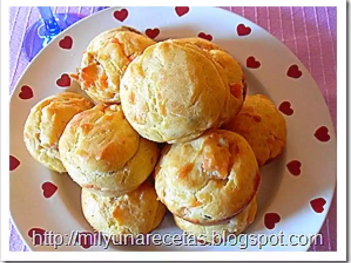 Muffin de salmón ahumado