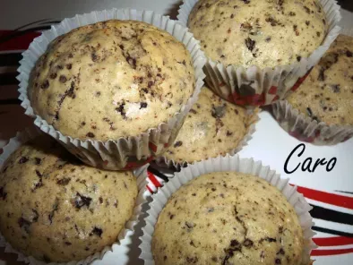 Muffins con chocolate y semillas de chía