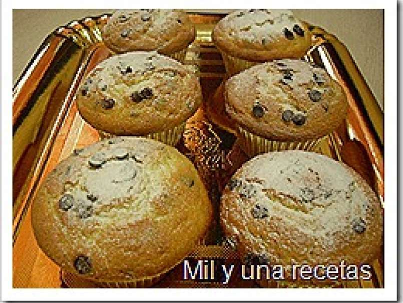 Muffins con gotas de chocolate, foto 2