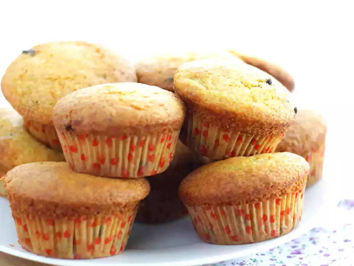 Muffins con pepitas de chocolate negro - foto 2