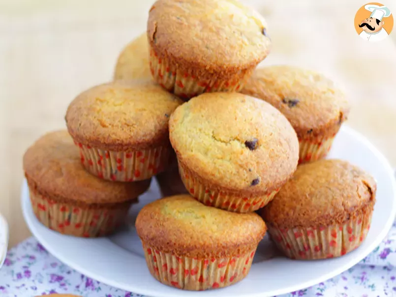 Muffins con pepitas de chocolate negro - foto 3