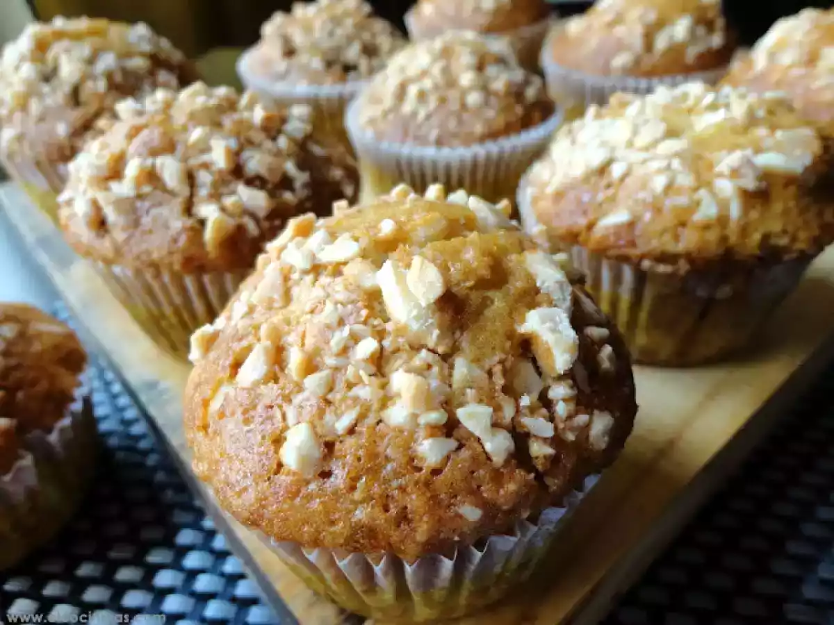 Muffins de almendras con higos
